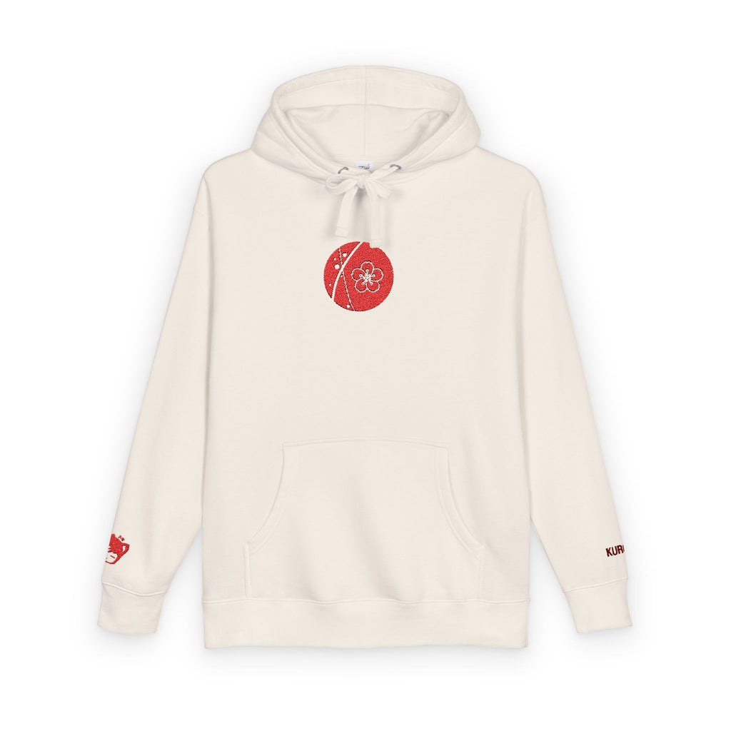 Minimalist Floral Unisex Fleece Hoodie