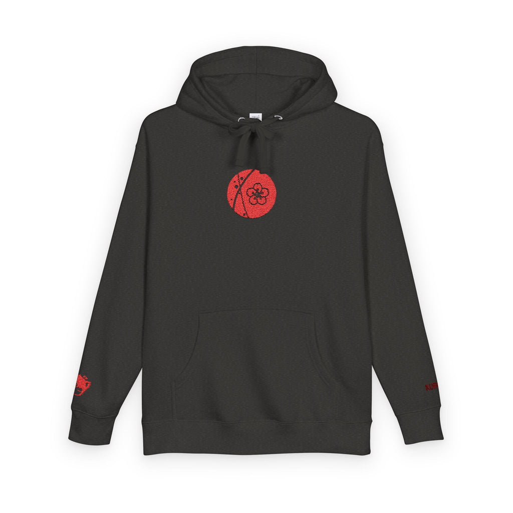 Minimalist Floral Unisex Fleece Hoodie